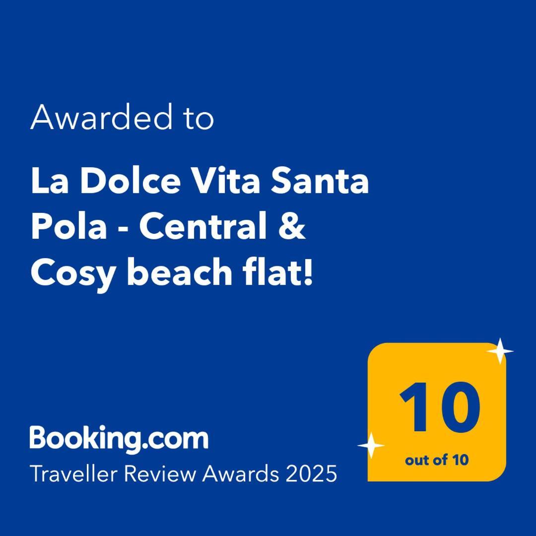 La Dolce Vita Santa Pola - Central & Cosy Beach Flat! Exterior foto